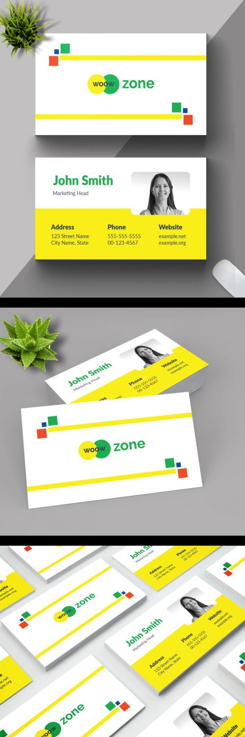 Corporate Business Card Layout