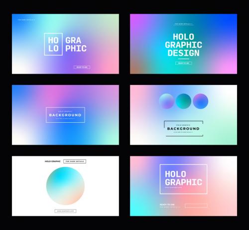 Holo Graphic Gradient Banner