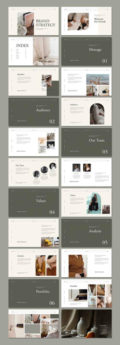 Brand Strategy Presentation Layout