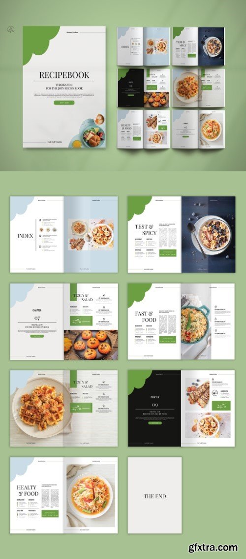 Recipe Book Brochure Template