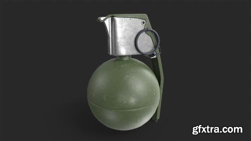 M67 Hand Grenade 3D model Model