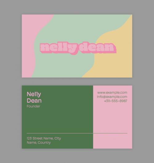 Colorful Business Card Design