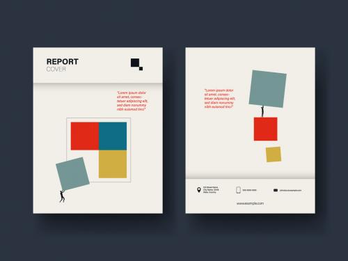 Business Growth Report Cover Layout