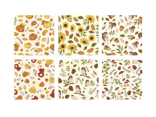 Autumn Fall Thanksgiving Patterns