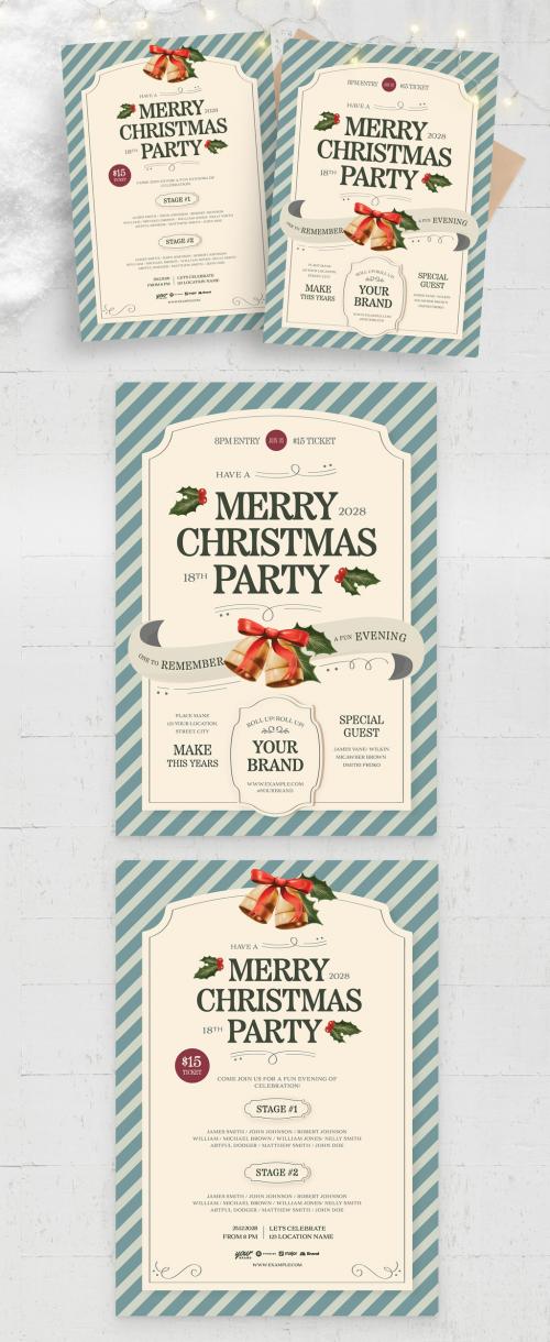 Merry Christmas Party Flyer