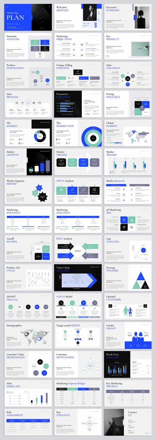 Marketing Plan Presentation Layout