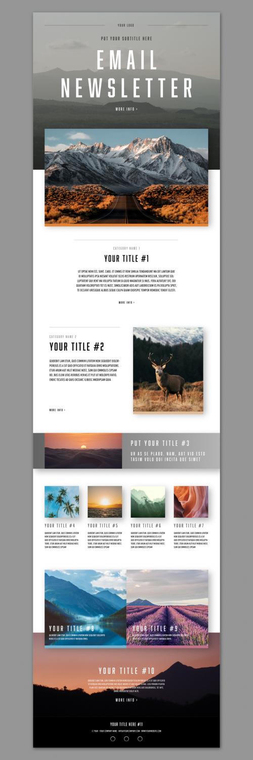 Email Newsletter Layout