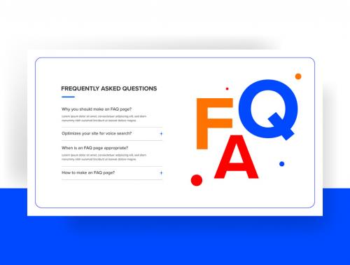 Question and Answer Banner Design