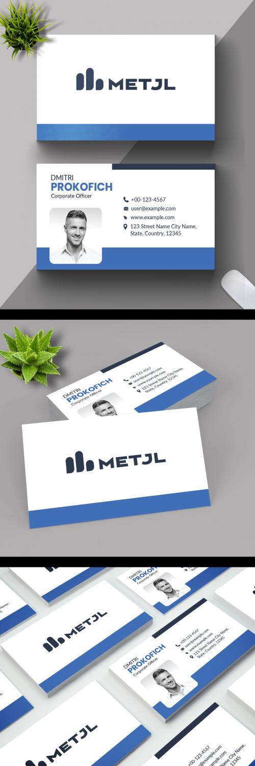 Clean Design Business Card Layout