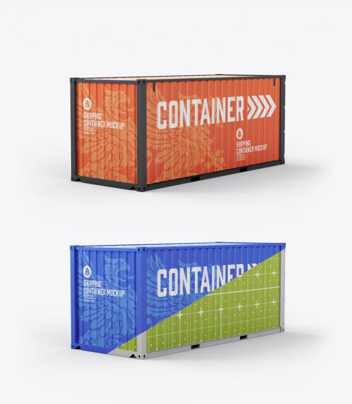 Shipping Container Mockup