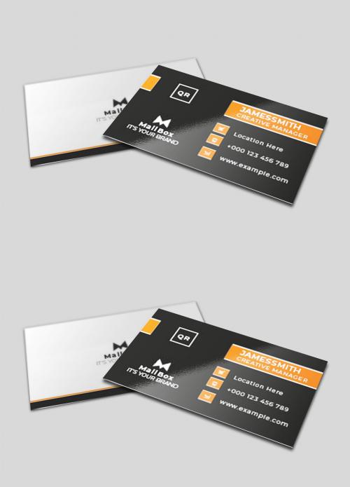 Orange Business Card