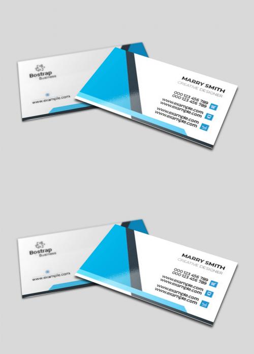 Cyan Business Card