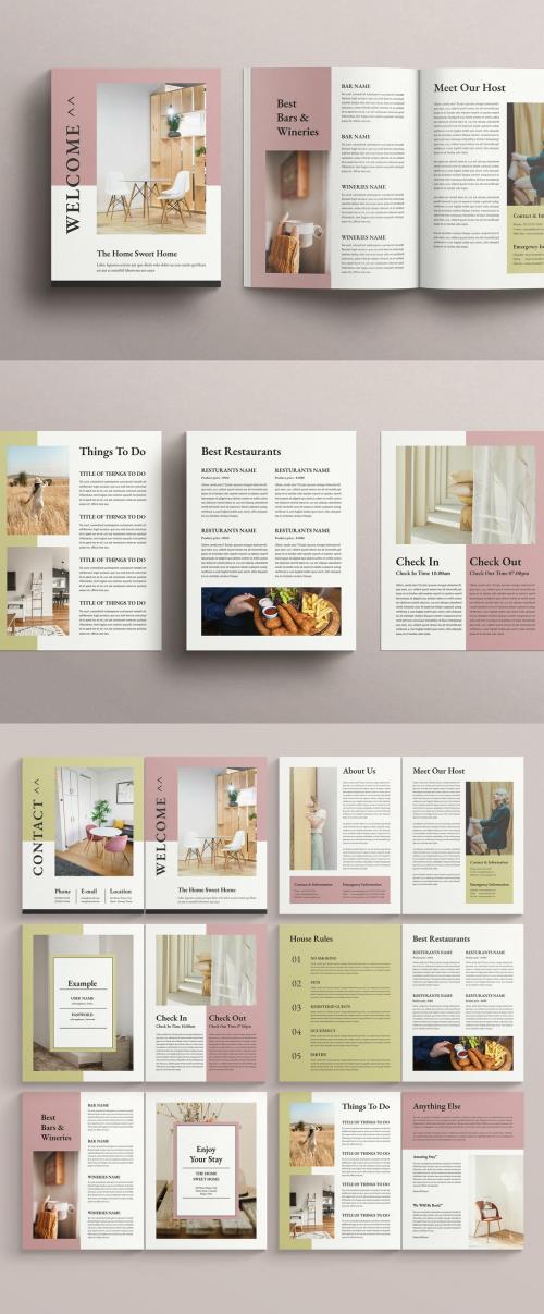 Welcome Book Magazine Layout