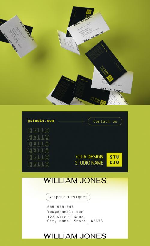 Minimal Individual Business Card Layout