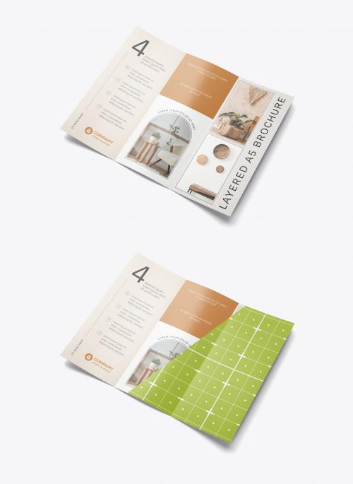 Tri Fold Roll Brochure Layout