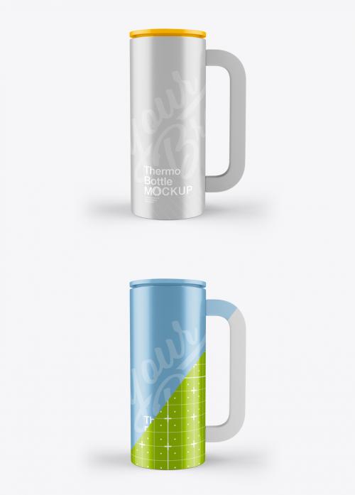 Plastic Travel Cup Mockup