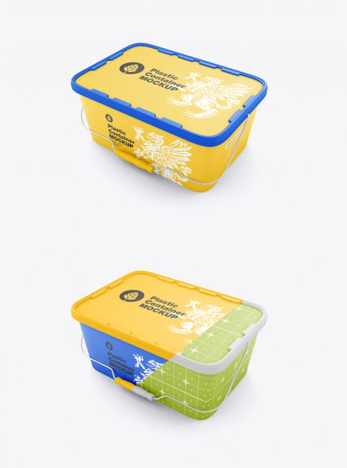 Plastic Container Mockup