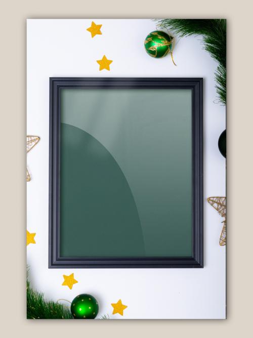 Christmas Frame Mockup