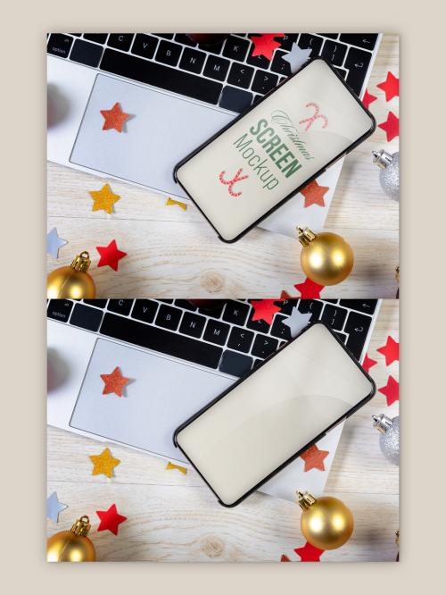 Christmas Phone Mockup