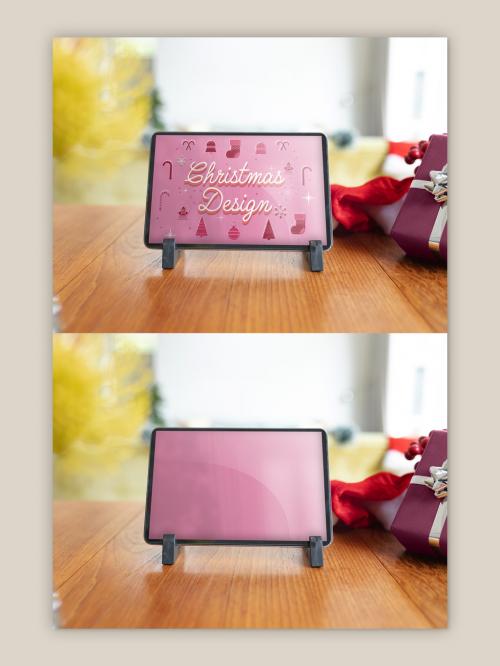 Christmas Tablet Mockup