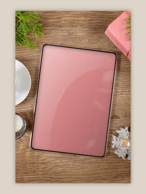 Christmas Tablet Mockup