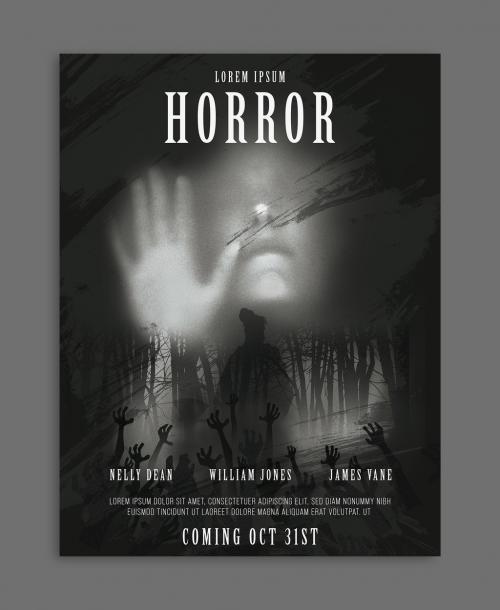 Ghostly Horror Movie Poster