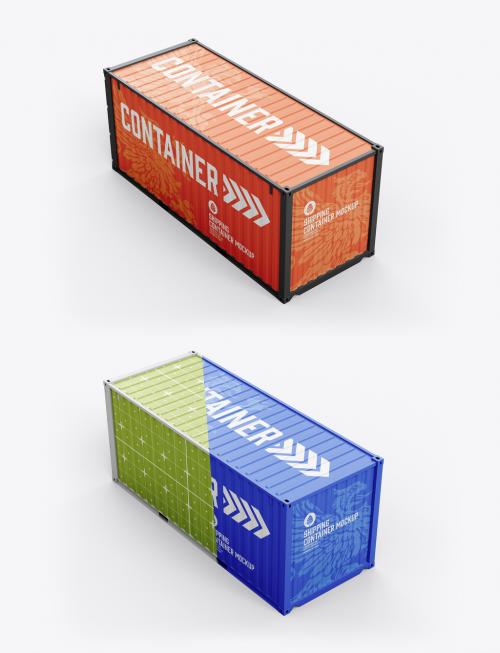 Shipping Container Mockup