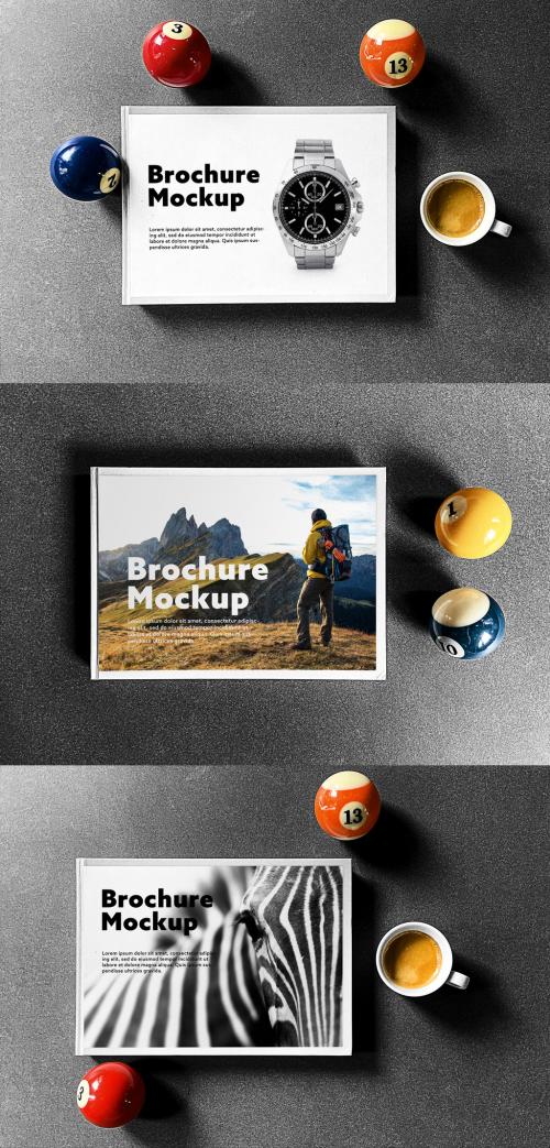 Horizontal Brochure Mockup