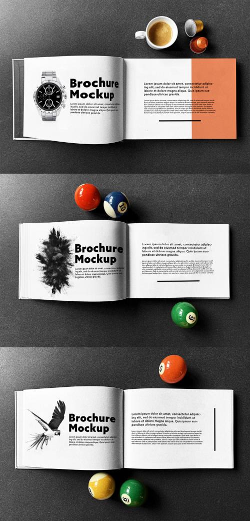 Horizontal Brochure Mockup