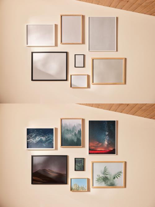 Frame Gallery Wall Mockup