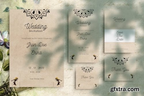 Wedding Invitation Mockup Collections 13xPSD