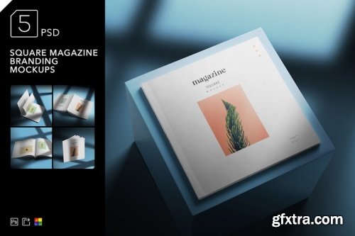 Magazine Mockup Collections 12xPSD