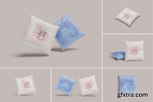 Pillow Mockup Collections 14xPSD