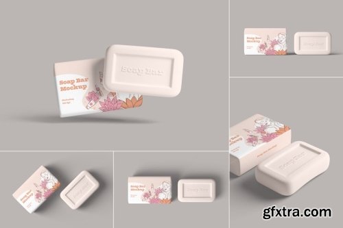 Soap Package Mockup Collections 12xPSD