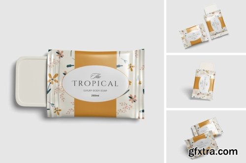 Soap Package Mockup Collections 12xPSD