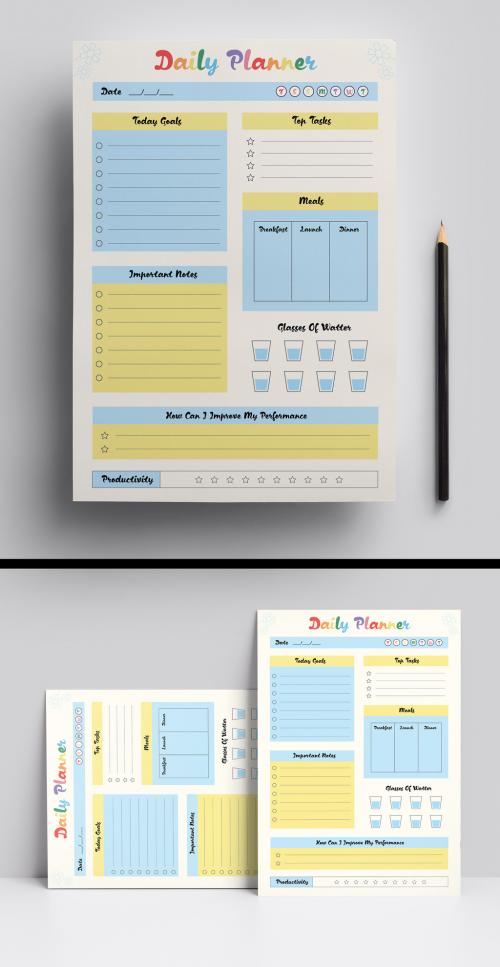 Daily Planner Layout