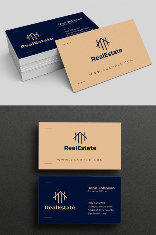 Real Estate Business Card Layout