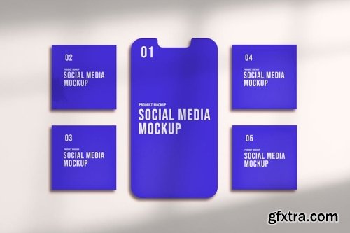 Social Media Mockup Collections 14xPSD