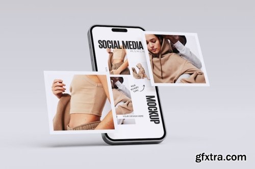 Social Media Mockup Collections 14xPSD