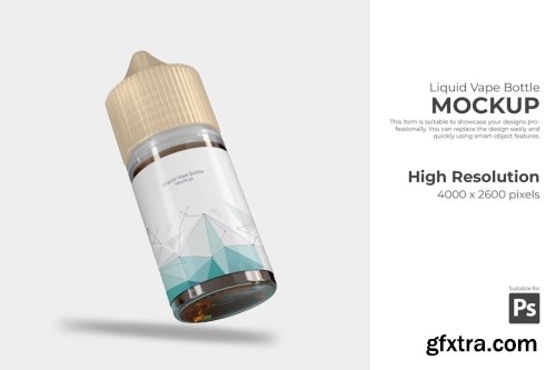 Vape Bottle Mockup Collections #2 14xPSD