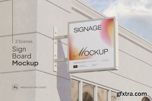 Sign Mockup Collections 12xPSD