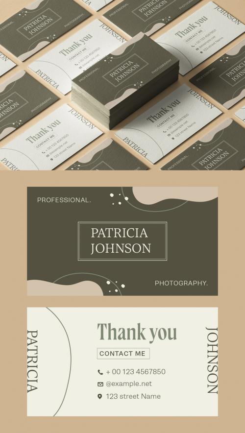 Minimal Individual Business Card Layout