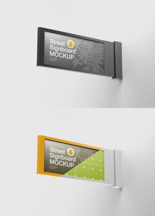 Metal Signage Mockup