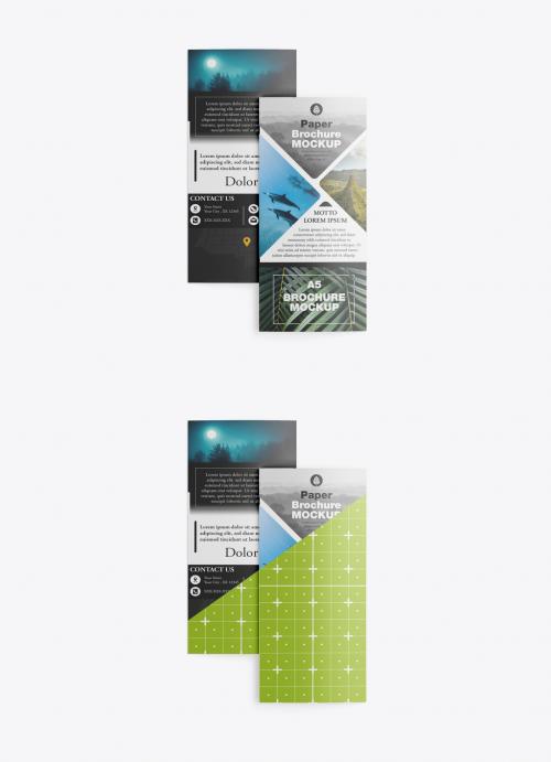 Matte Brochure Mockup