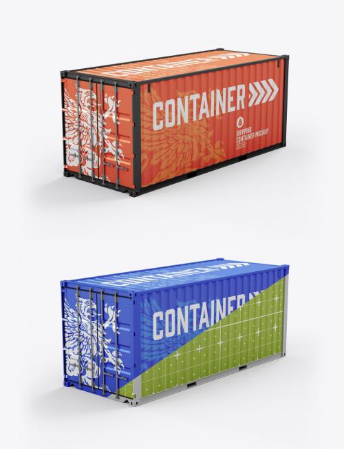 Shipping Container Mockup