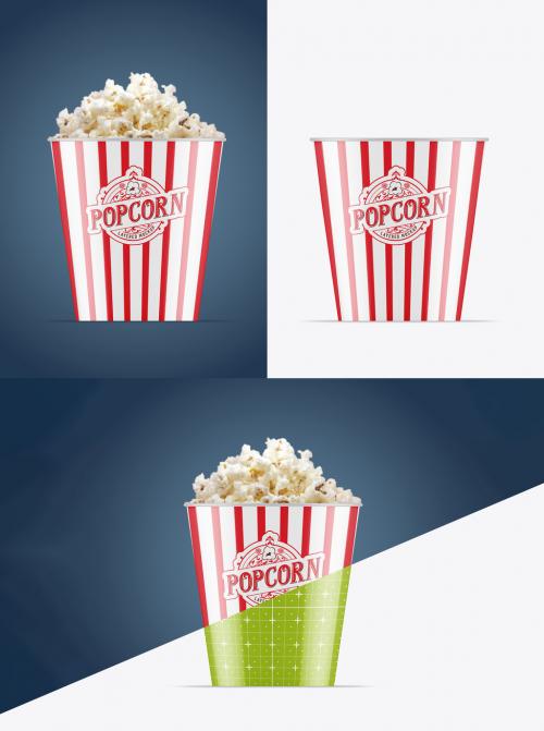 Popcorn Bucket Mockup