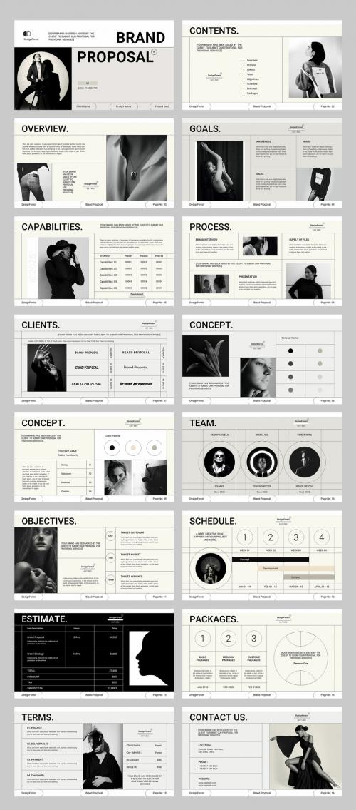 Brand Proposal Presentation Layout