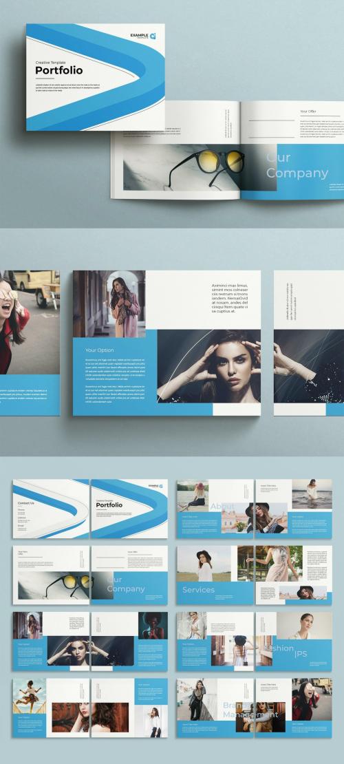 Creative Portfolio Layout - Landscape