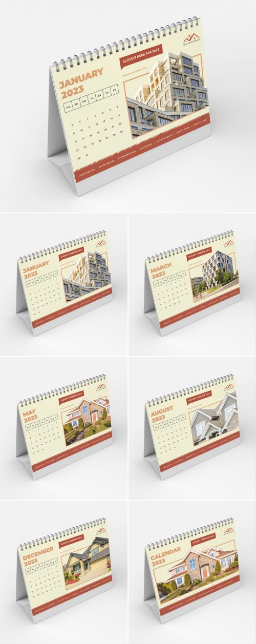 Real Estate Desk Calendar 2023 Layout