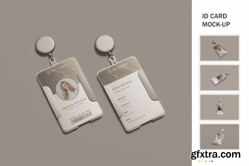 ID Card Mockup Collections 12xPSD